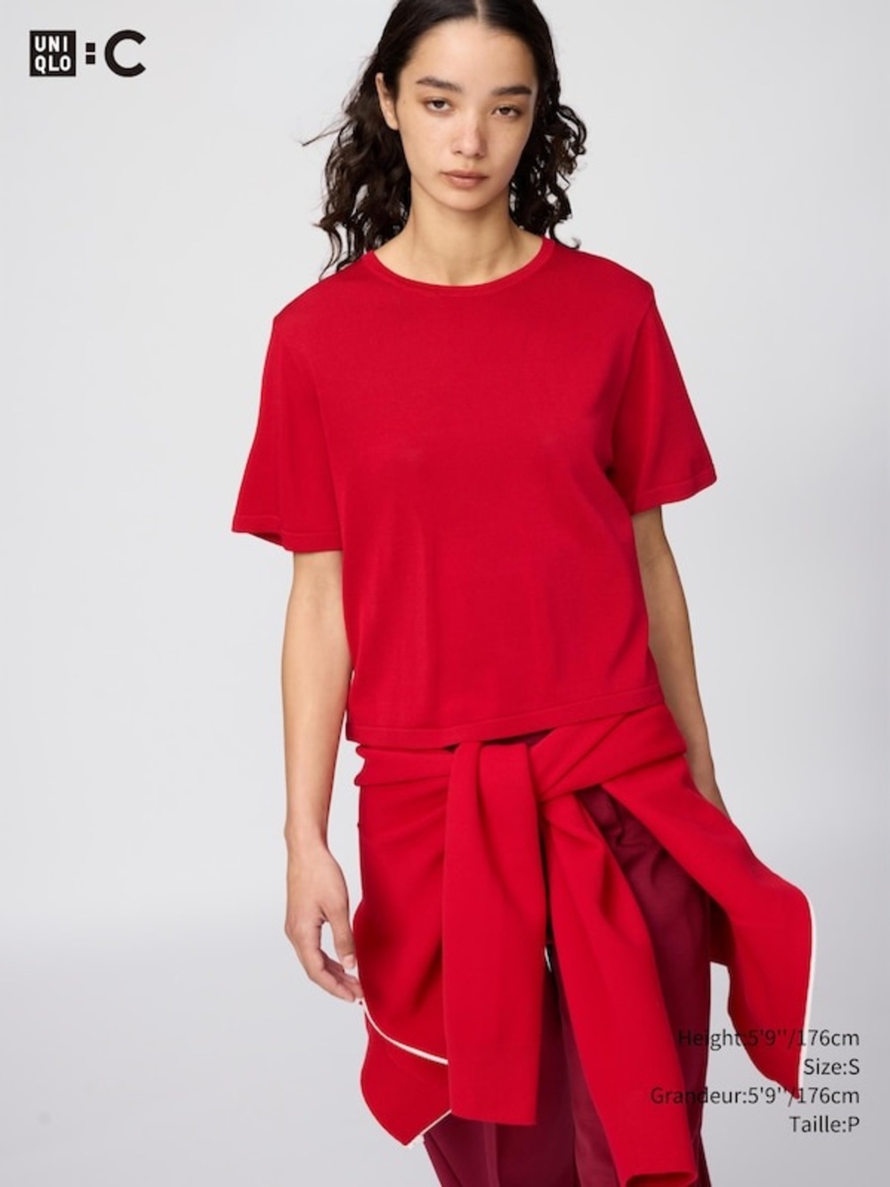 UNIQLO Boxy Knitted T-Shirt
